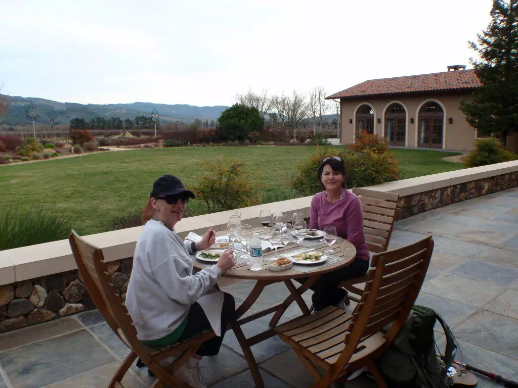 Wine Country Trekkers wine tasting in Kenwood